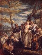 Moses found in the reeds Paolo Veronese